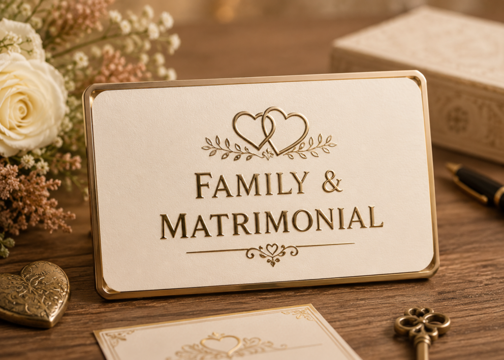 Family & Matrimonial Law in India: Legal Rights, Divorce, Child Custody, and Family Dispute Resolution
